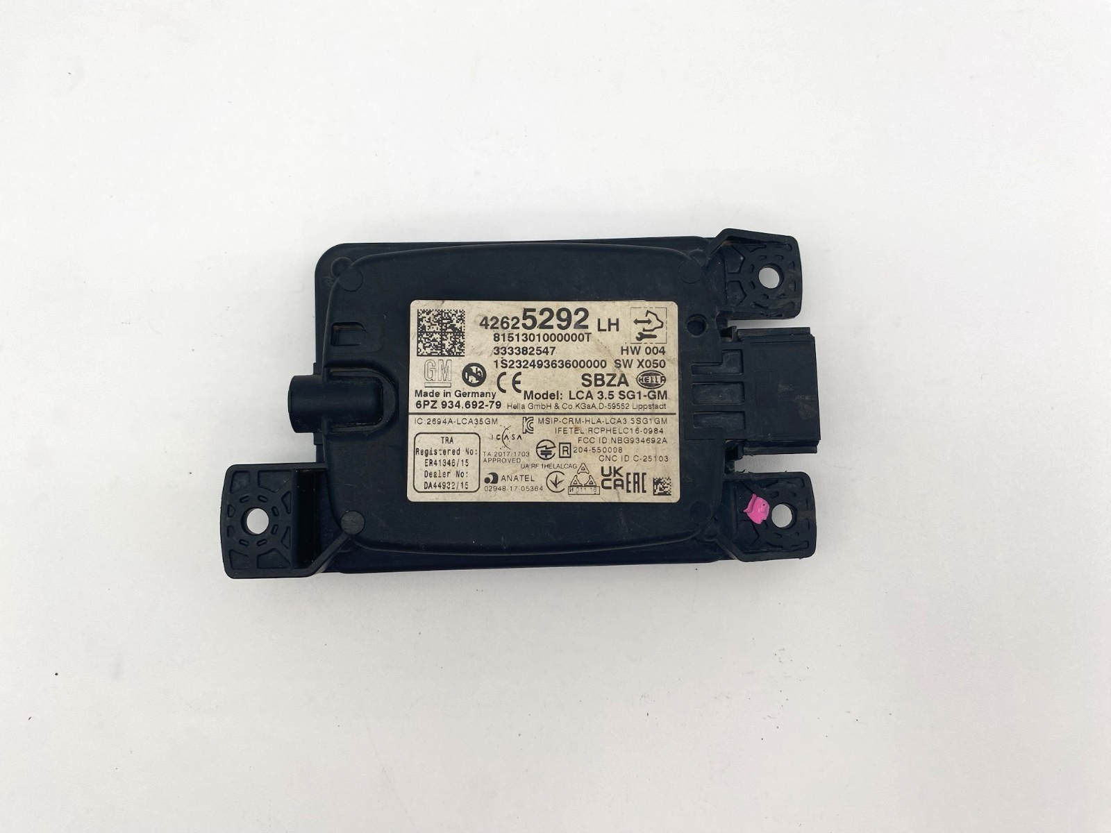 2017-2022 Buick Encore GM LH Side Obstacle Detection Control Module OEM 42625292