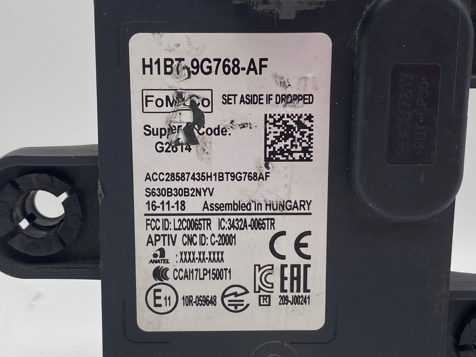 2018-2020 Ford F-150 Platinum Adaptive Cruise Distance Sensor OEM H1BT-9G768-AF