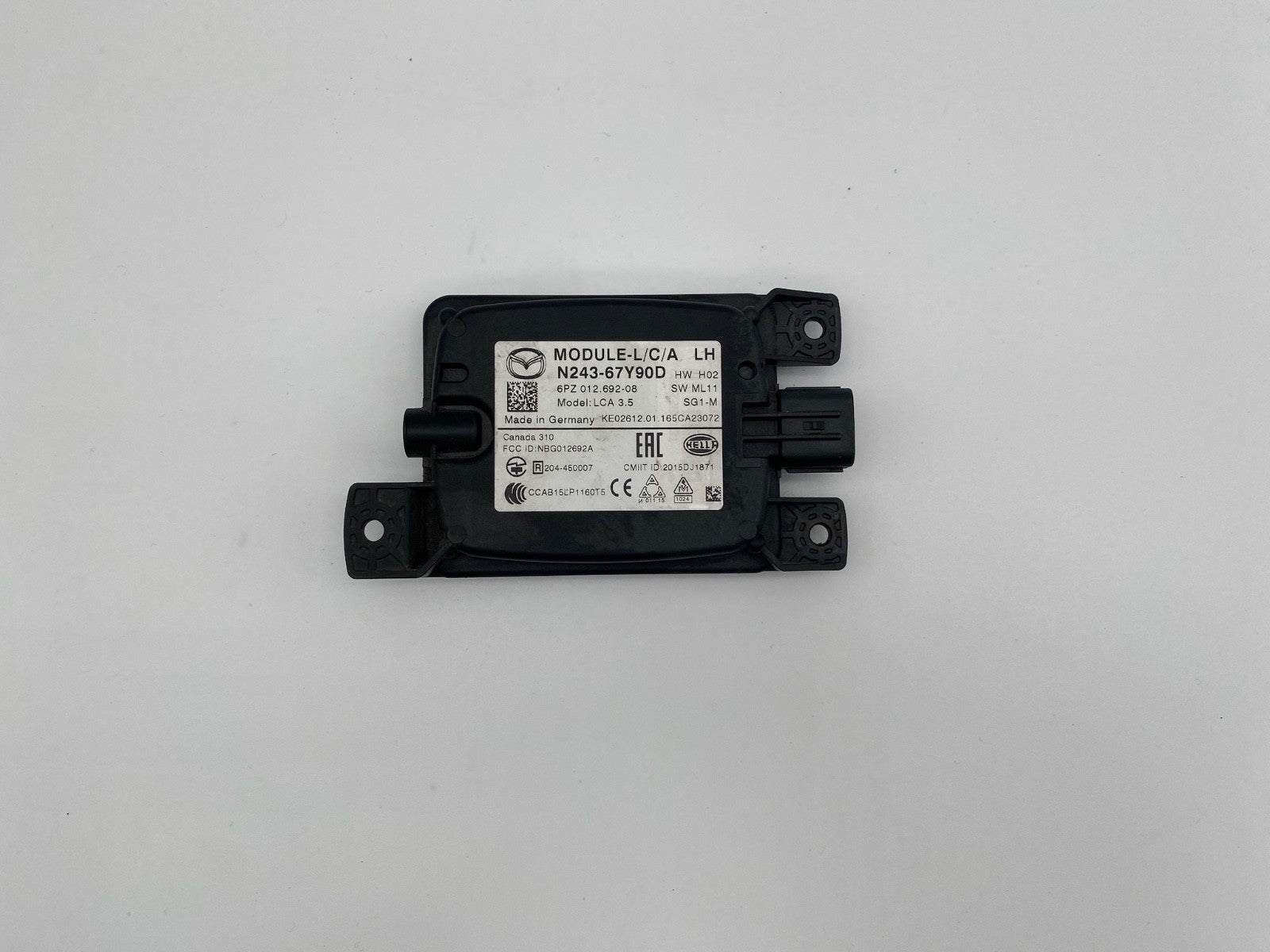 2016-2021 Mazda MX-5 Miata Driver Rear Blind Spot Sensor Radar OEM N243-67-Y90D