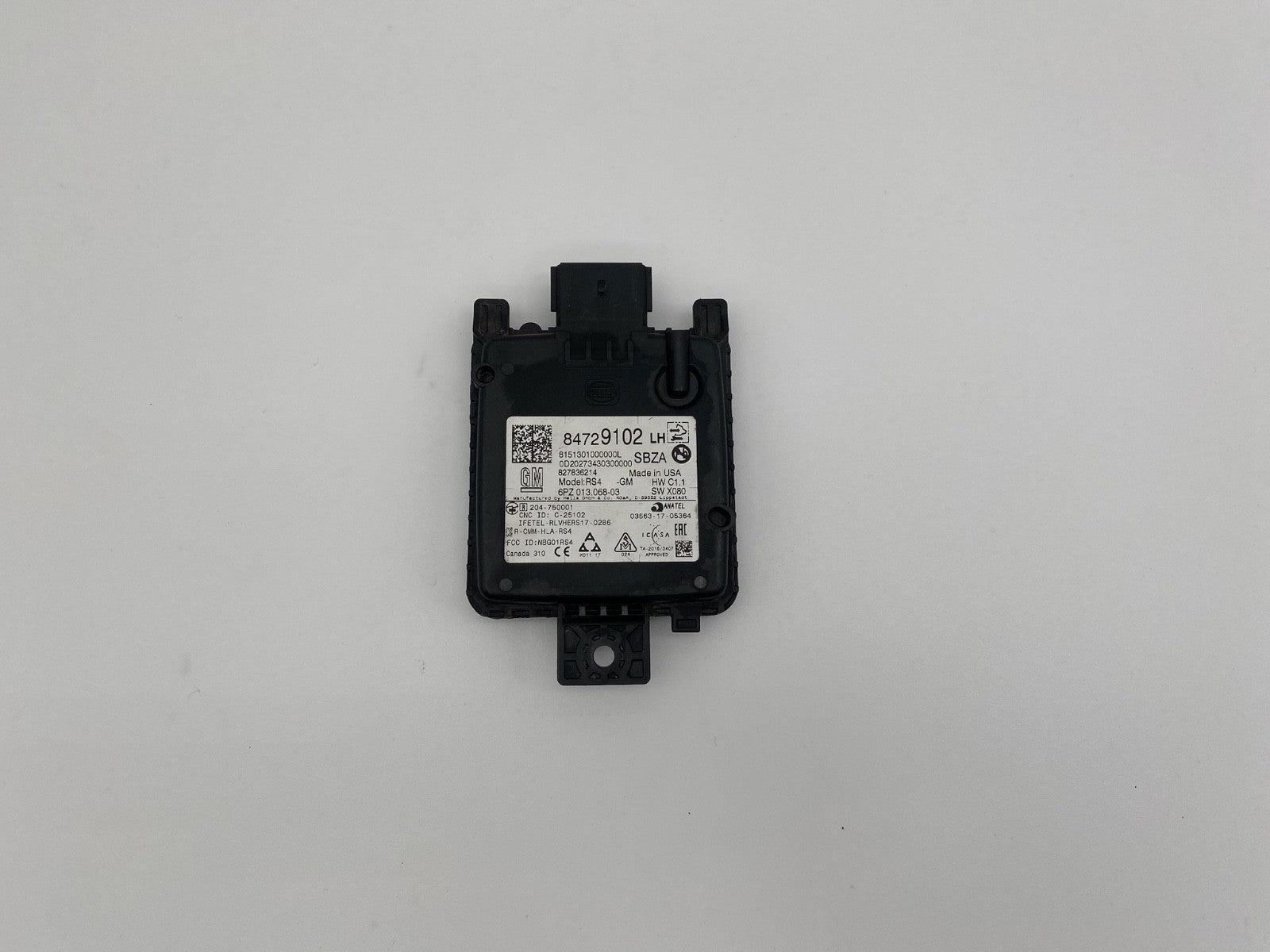 2019 CHEVROLET BLAZER REAR LEFT SIDE BLIND SPOT RADAR SENSOR MODULE 84729102