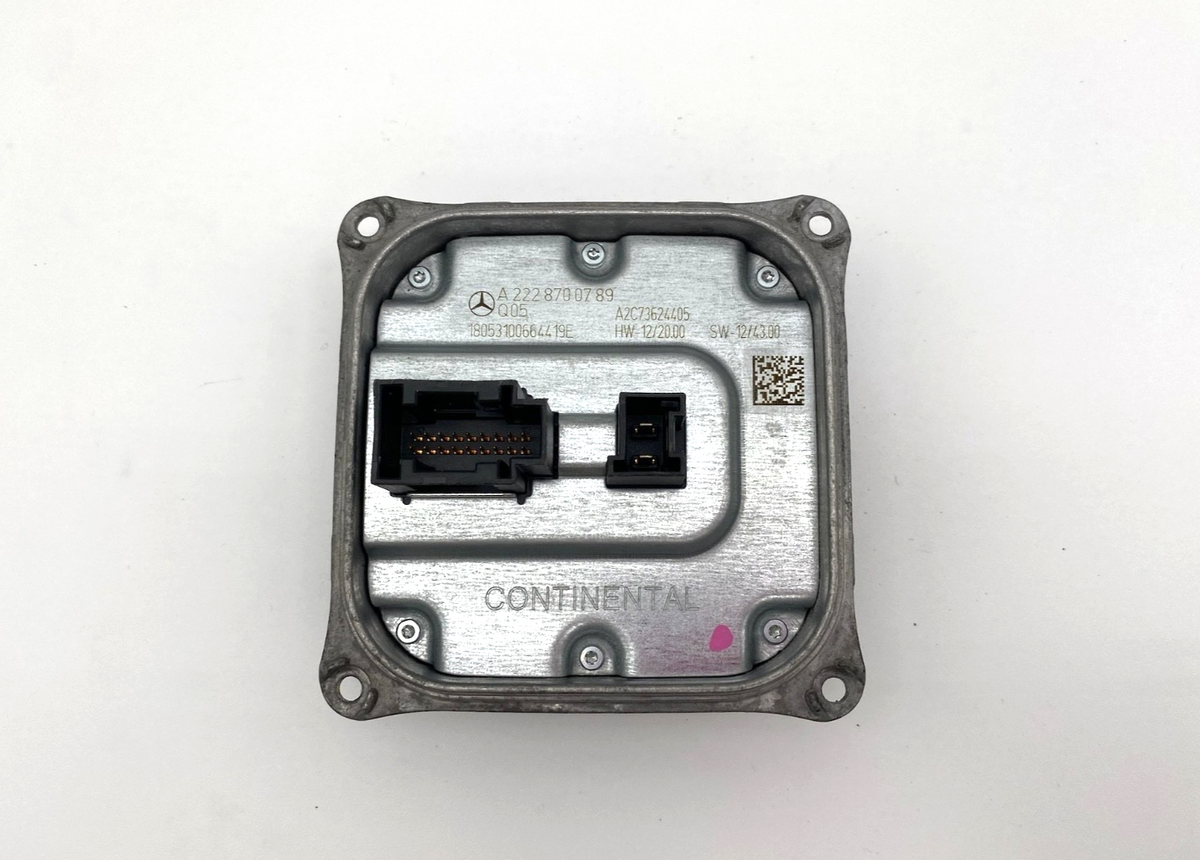2014-2020 Mercedes W212 S550 S600 LED Headlight Ballast Module A 222 870 07 89
