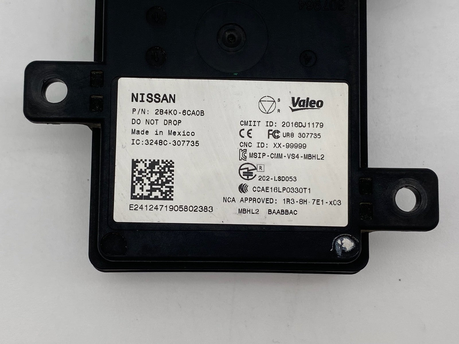 2019 - 2025 NISSAN ALTIMA REAR LEFT SIDE BLIND SPOT RADAR SENSOR OEM 284K0-6CA0B
