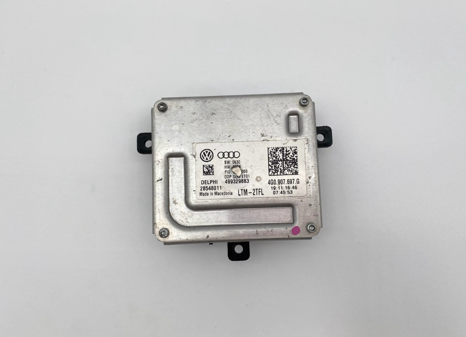 2012-2017 Audi Volkswagen Headlight LED DRL Control Module Ballast 4G0 907 697 G