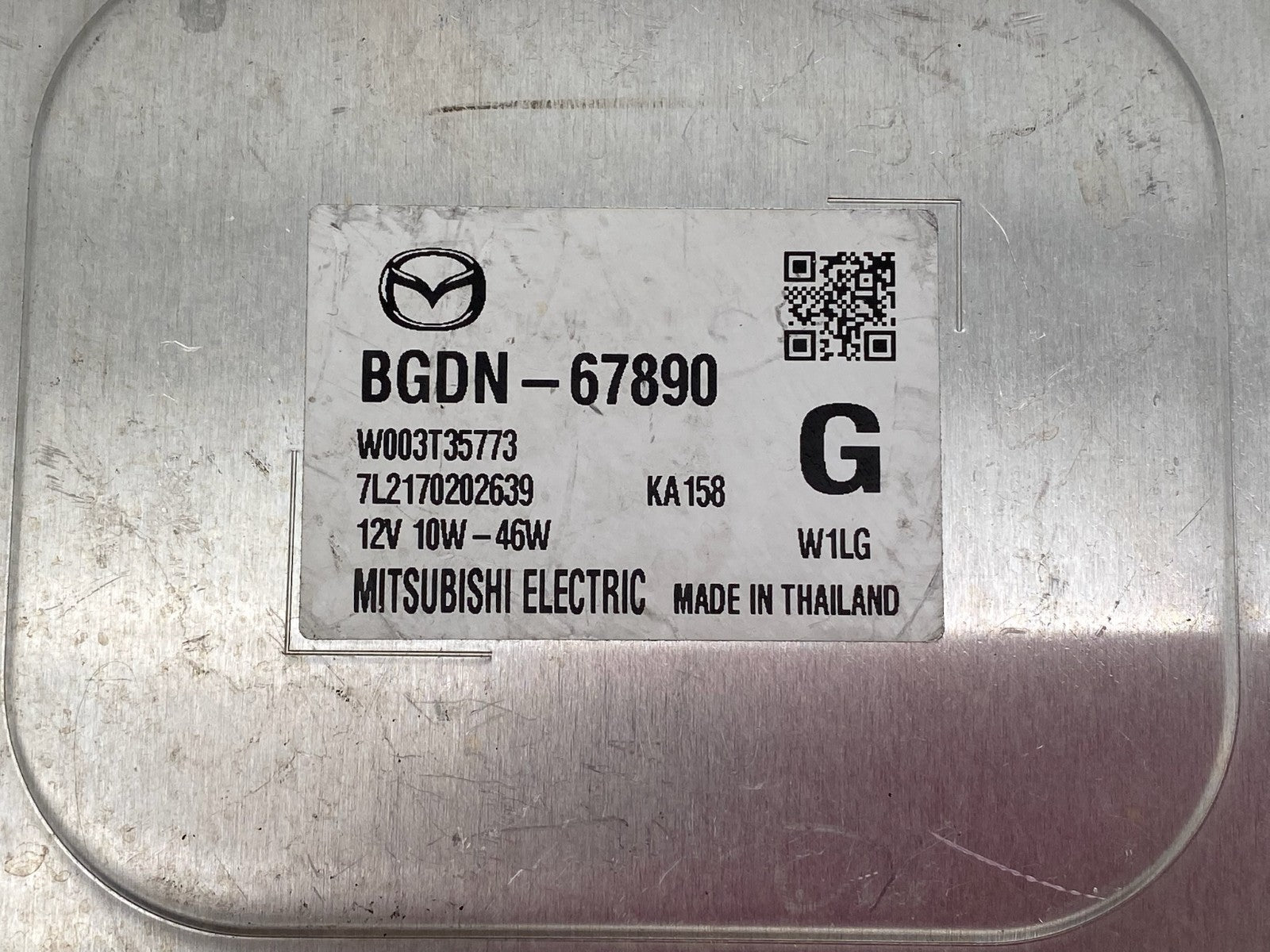 2019 2020 2021 Mazda 3 LED Headlight Control Module Ballast Unit OEM BGDN-67890