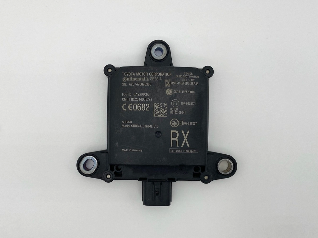 2016 2017 Lexus RX350 RX450h Passenger Rear Blind Spot Radar Sensor 88162-0E041