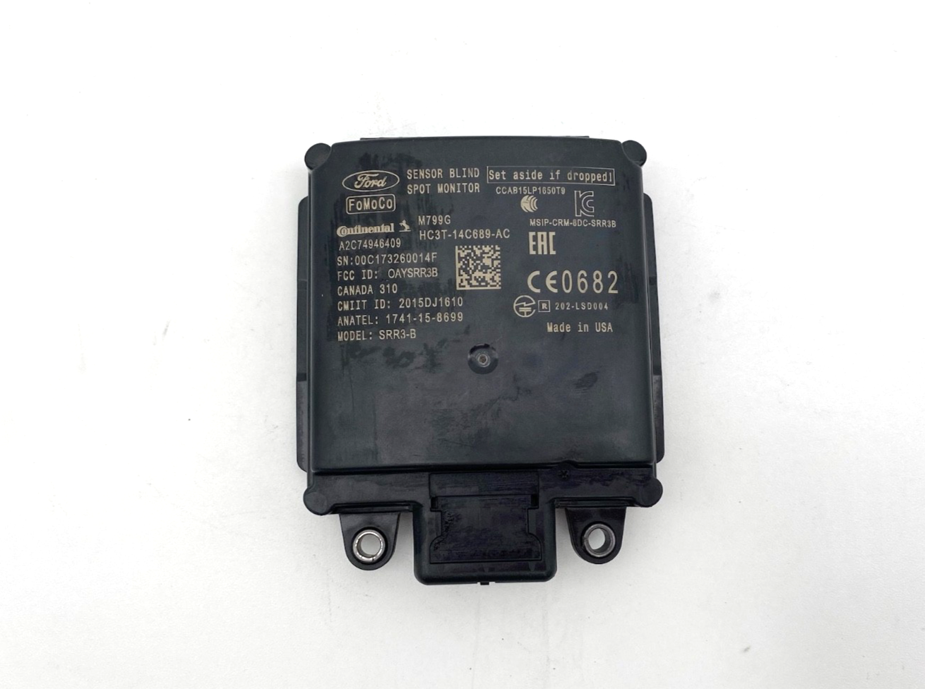 2017 2018 Ford F250 F350 Rear Left Blind Spot Radar Sensor Module HC3T-14C689-AC