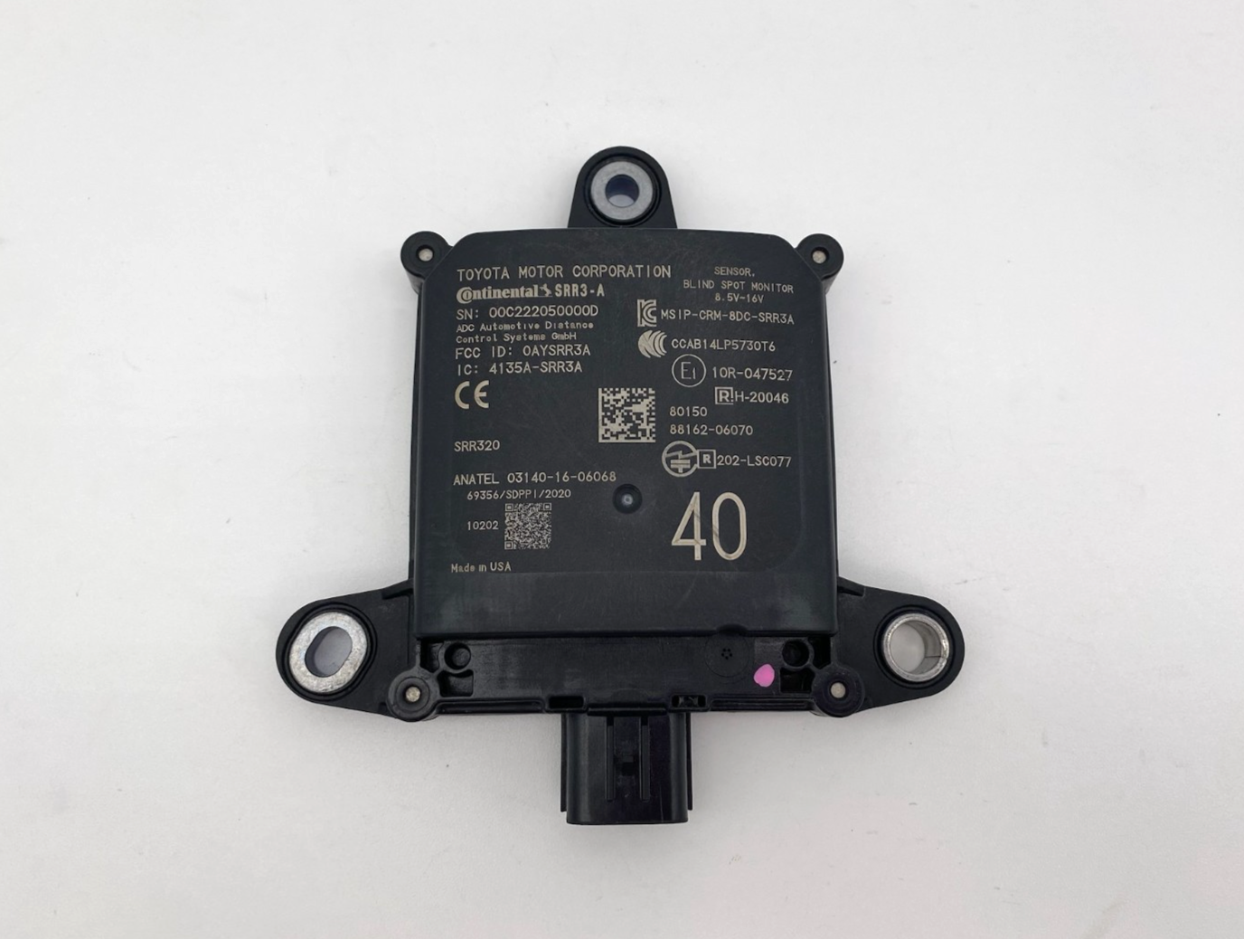 2020-2024 LEXUS ES250 ES350 BLIND SPOT MONITOR SENSOR MODULE OEM 88162-06070