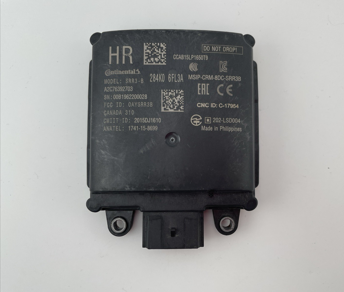 2019-2020 Nissan Rogue Passenger Rear Blind Spot Radar Module RH OEM 284K0-6FL3A