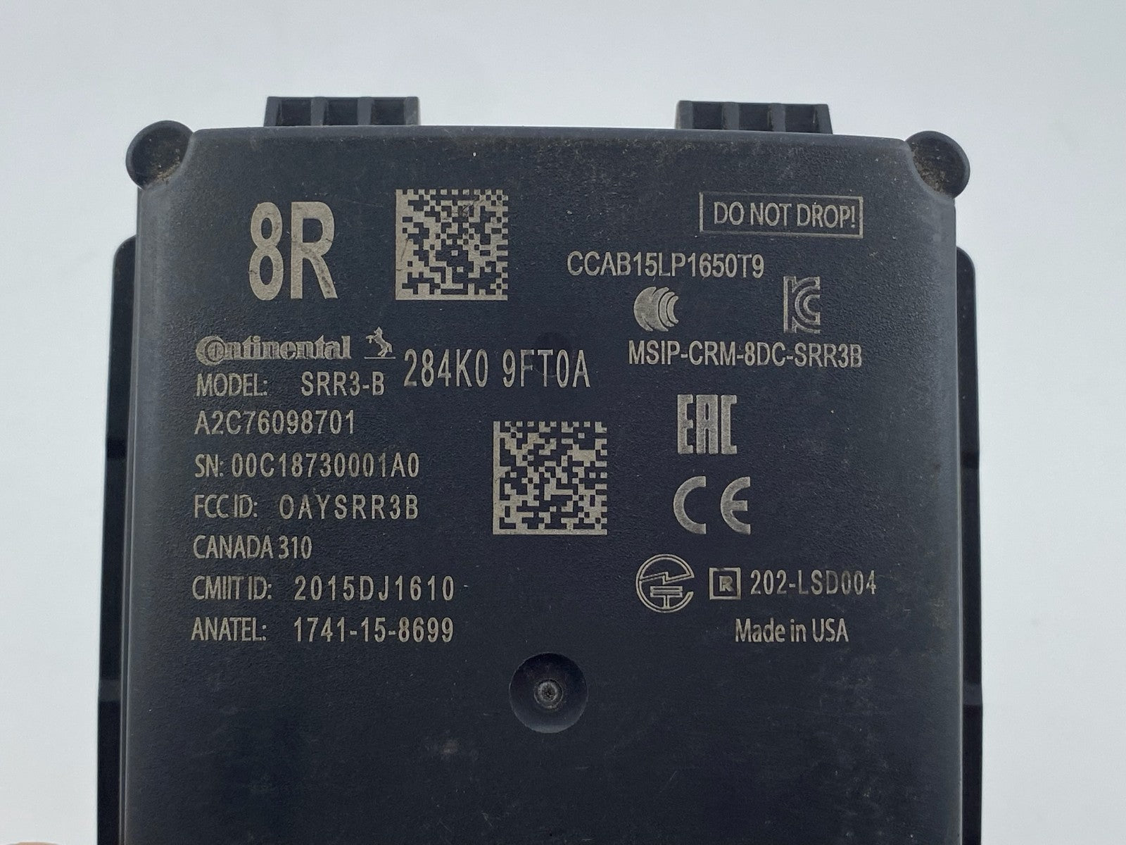 2018-2022 Nissan Titan Right Blind Spot Radar Detection Sensor OEM 284K0 9FT0A