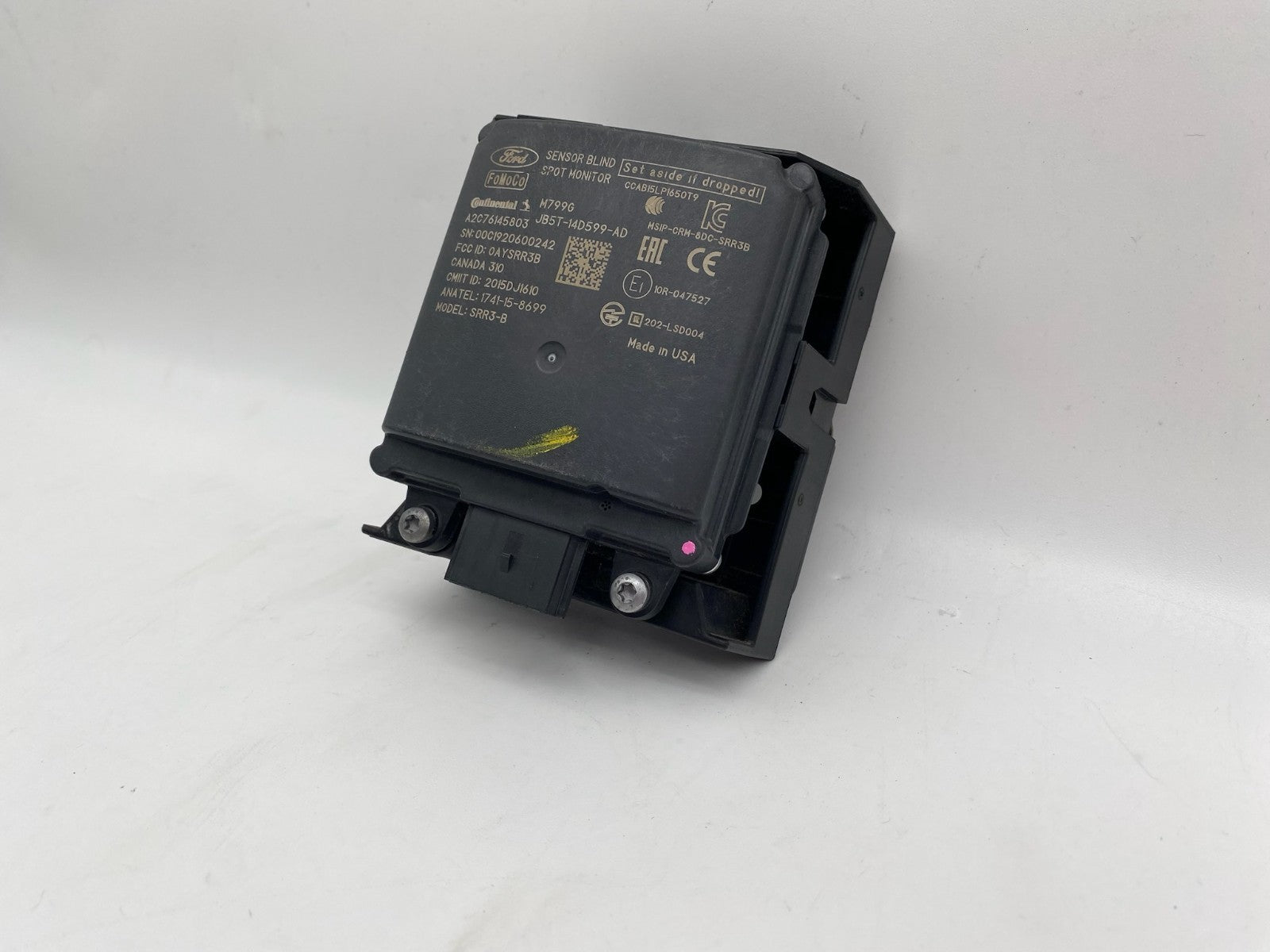 2017-2019 FORD EXPLORER REAR LH BLIND SPOT RADAR SENSOR MODULE JB5T-14D599-AD