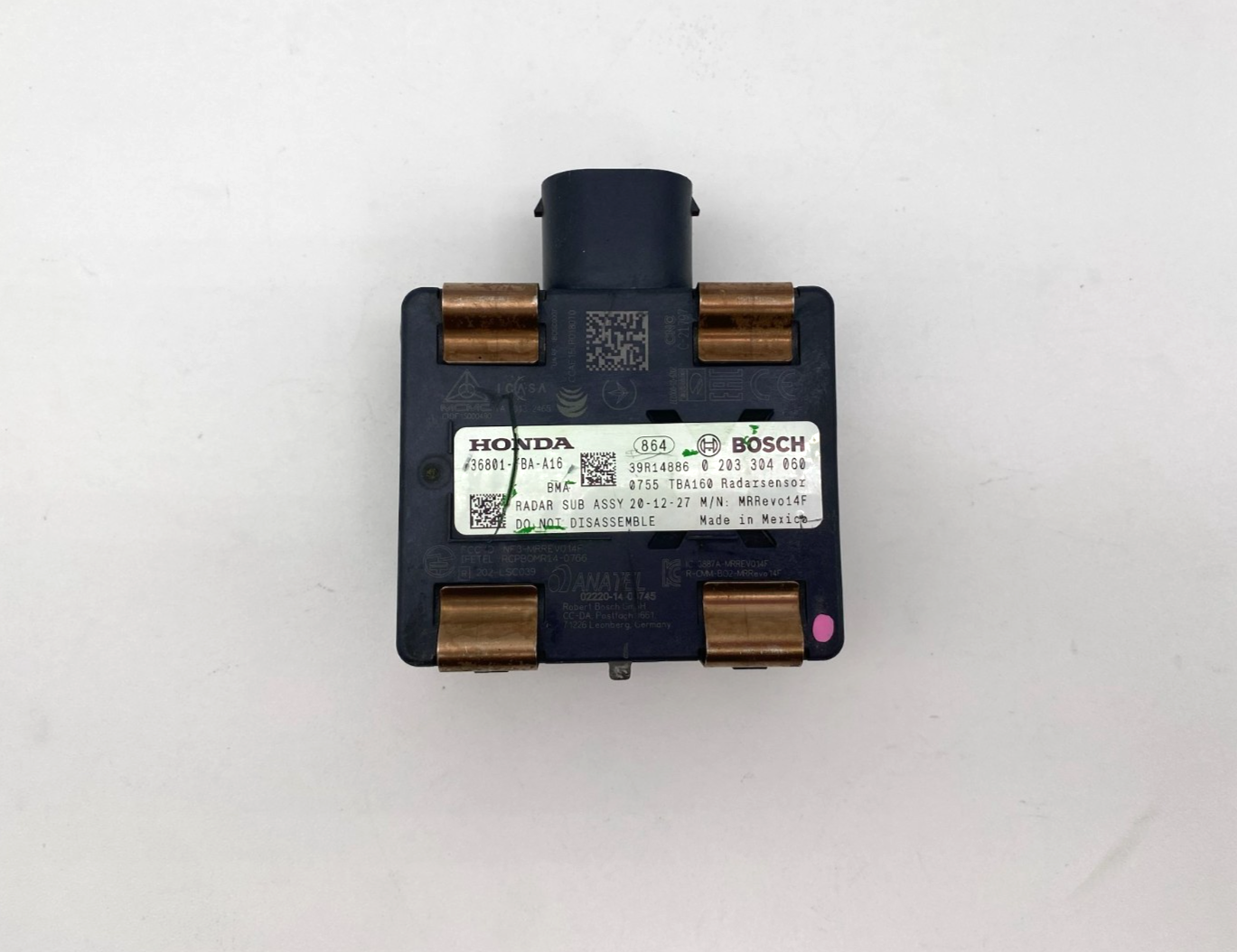 2019 2020 2021 Honda Civic Front Cruise Control Radar Sensor OEM 36801-TBA-A16