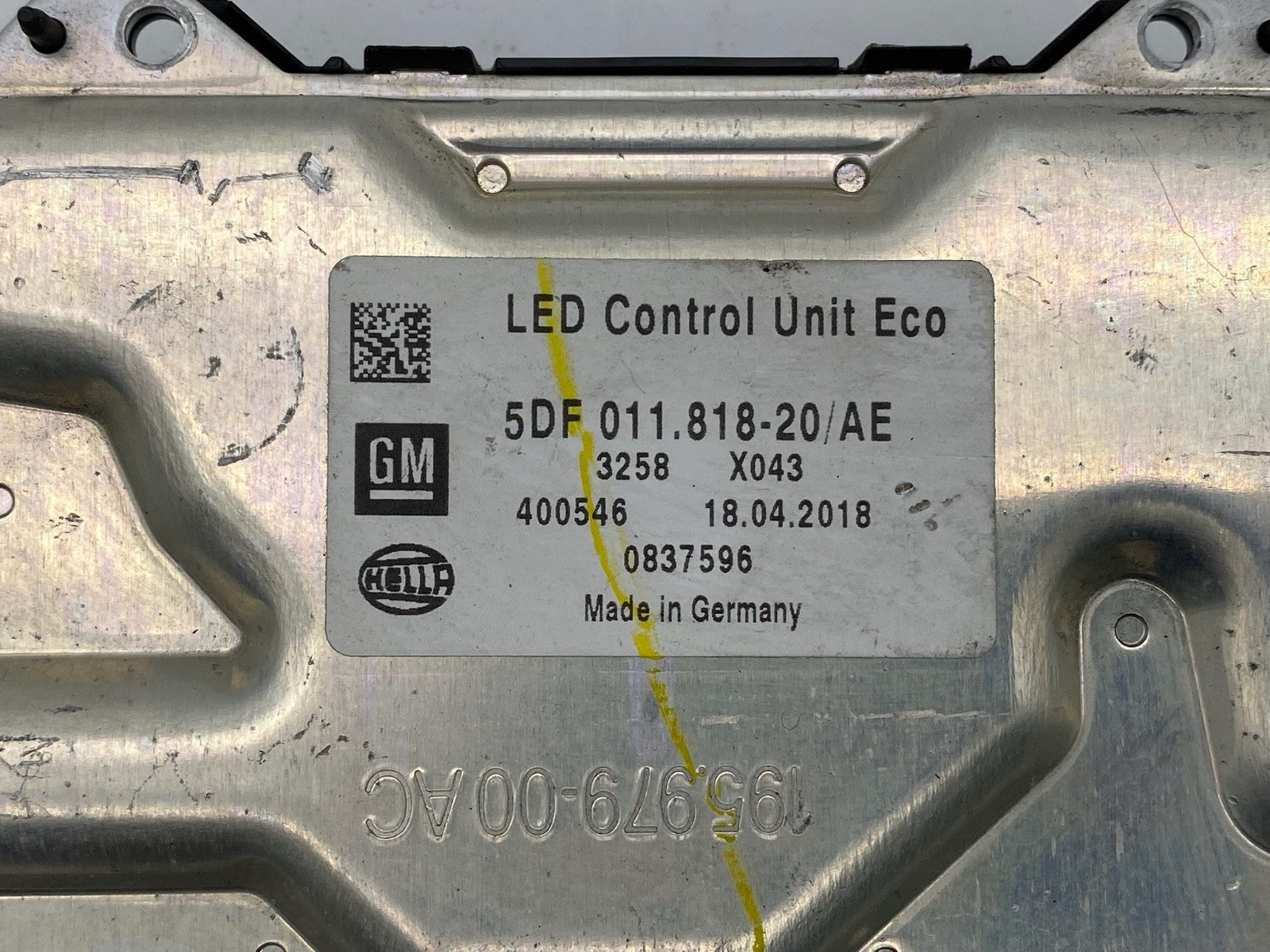 2018-2020 GMC Terrain Headlight Ballast Control Module OEM 5DF 011.818-20/AE
