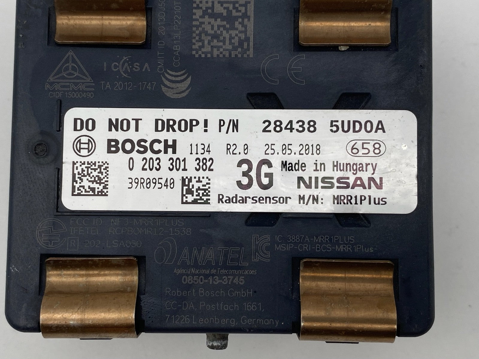 2017-2019 Nissan Sentra Front Cruise Control Distance Radar Sensor 28438-5UD0A