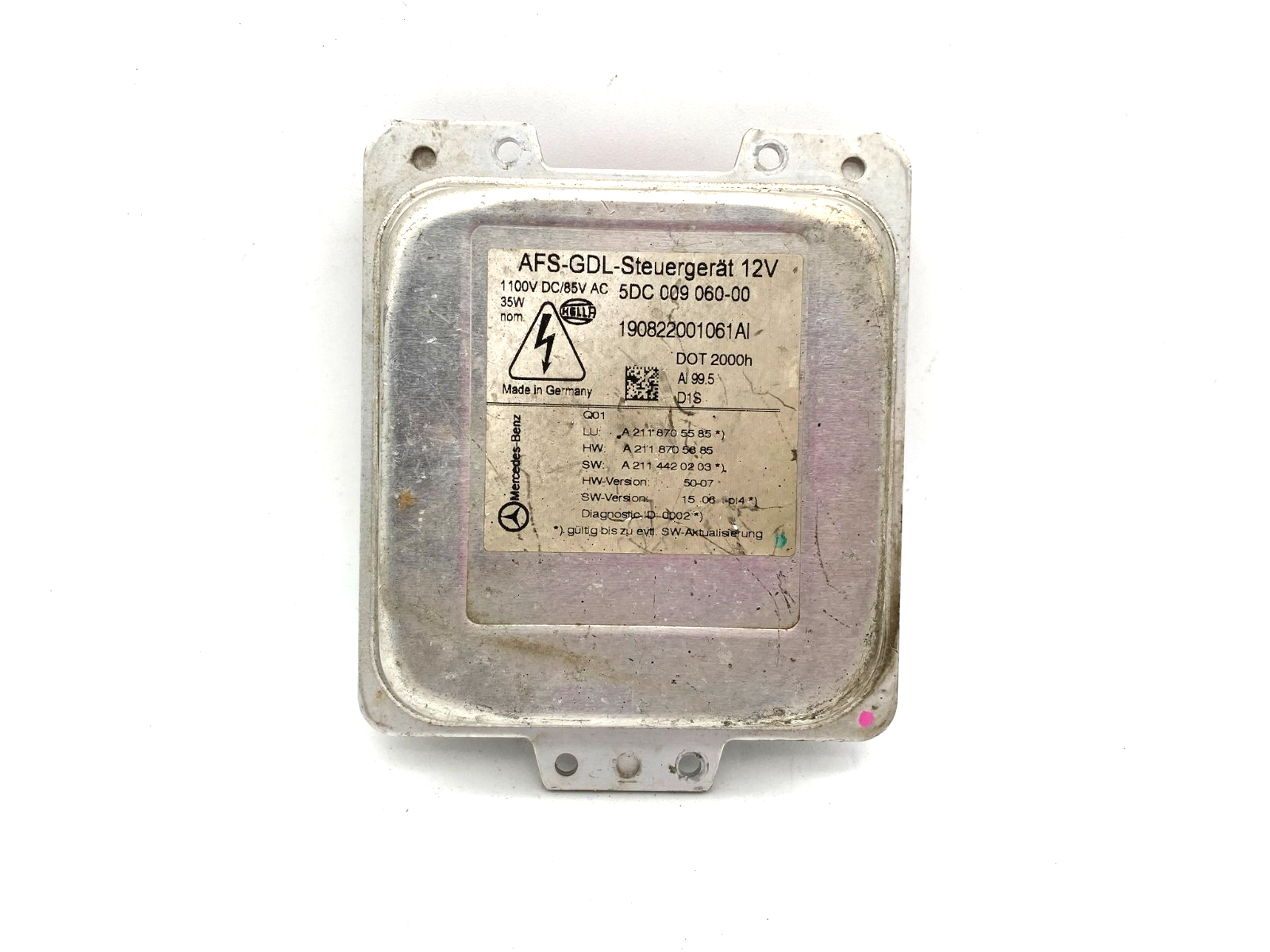 2002-2008 MERCEDES W211 E320 E350 E550 XENON HEADLIGHT BALLAST 5DC 009 060-00