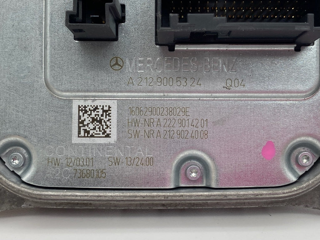 2014-2017 Mercedes E-Class LED Headlight Ballast Control Module A 212 900 53 24