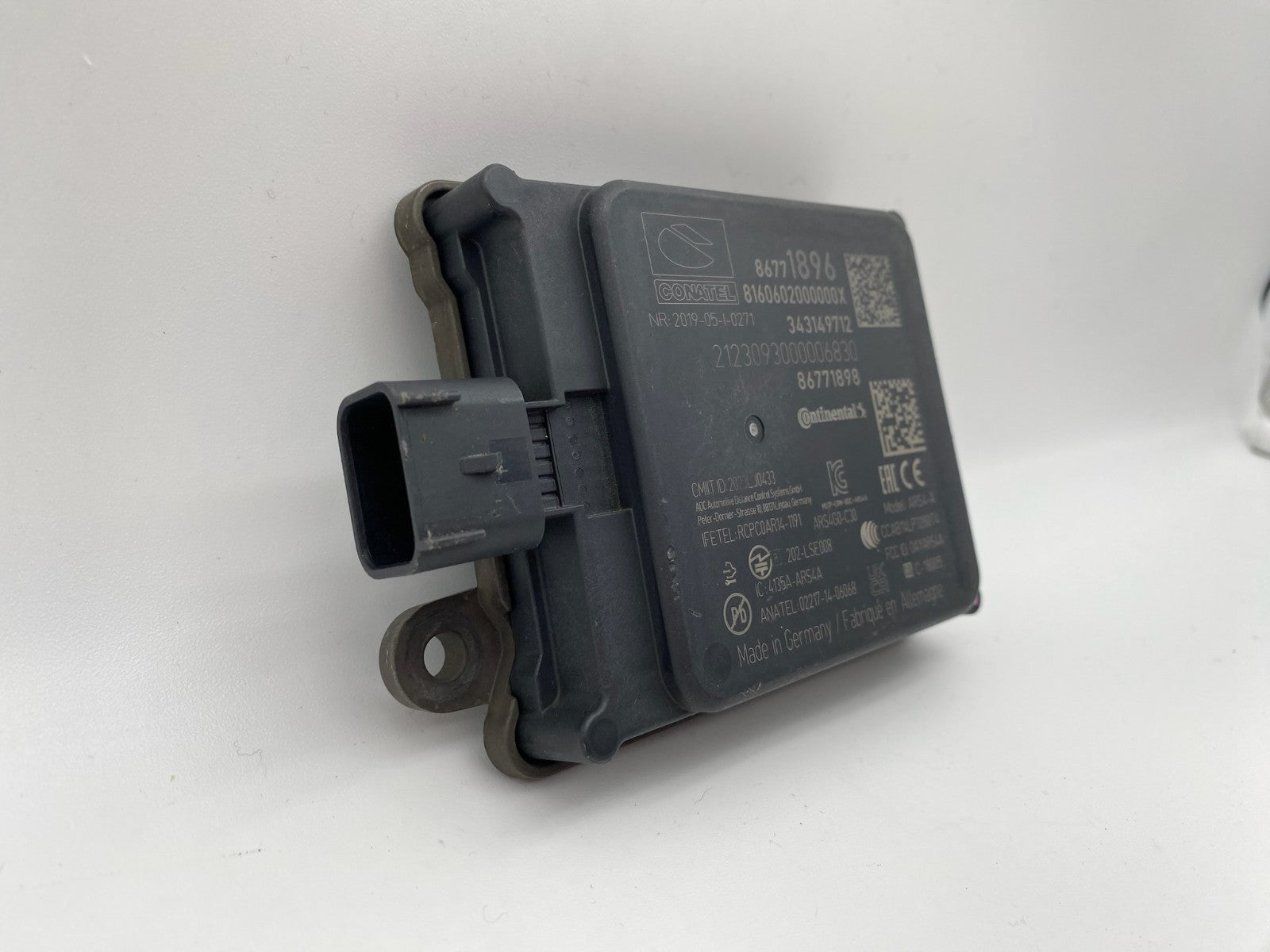 2019-2024 CADILLAC XT4 XT6 CRUISE CONTROL DISTANCE SENSOR RADAR MODULE 86771896