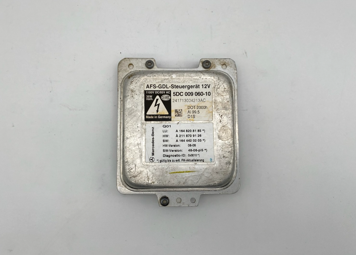 2007-2012 Mercedes Benz GL ML Class Xenon HID Headlight Ballast OEM 5DC00906010