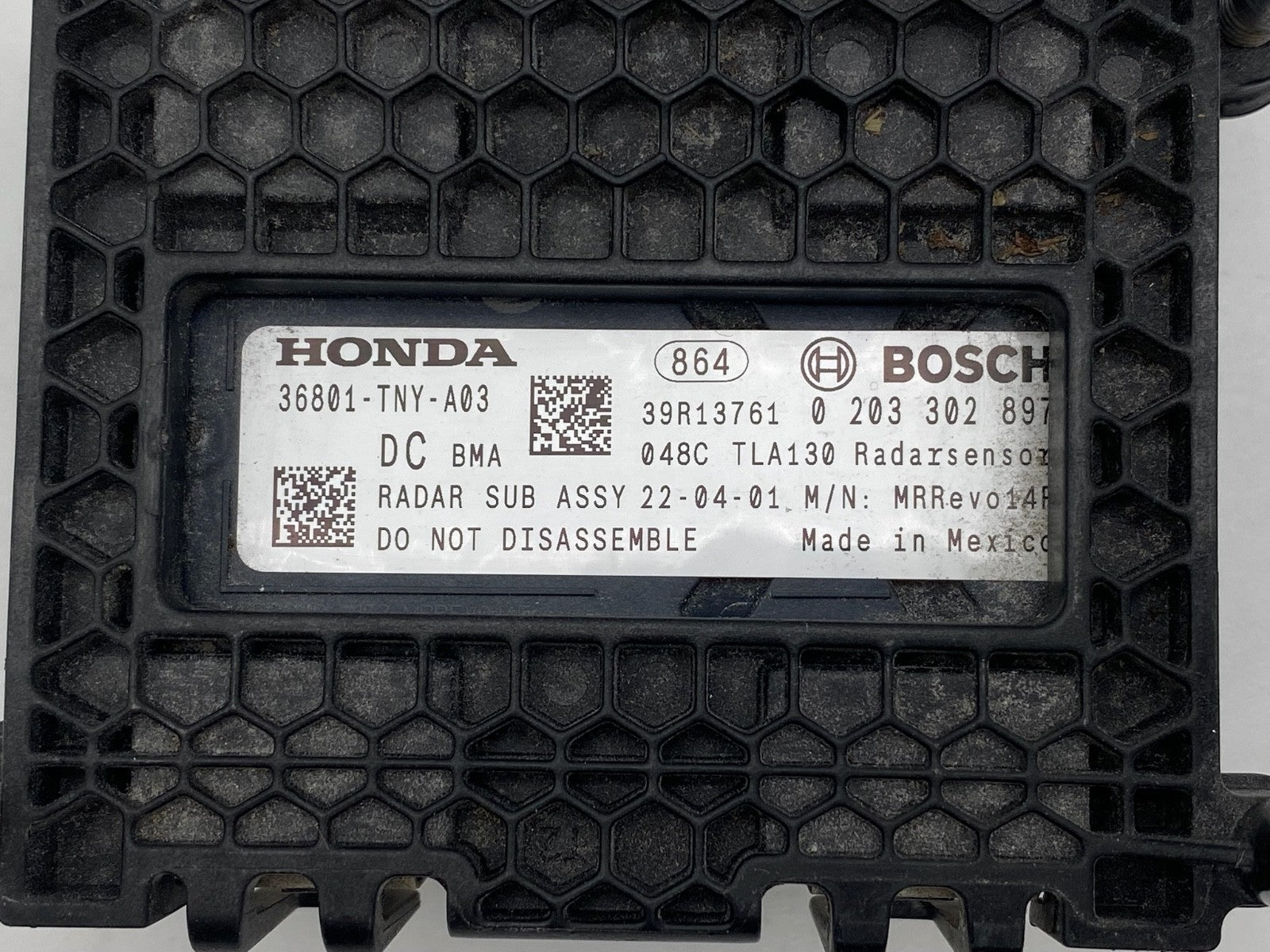 2020 2021 2022 Honda CR-V Cruise Control Radar Distance Sensor OEM 36801-TNY-A03