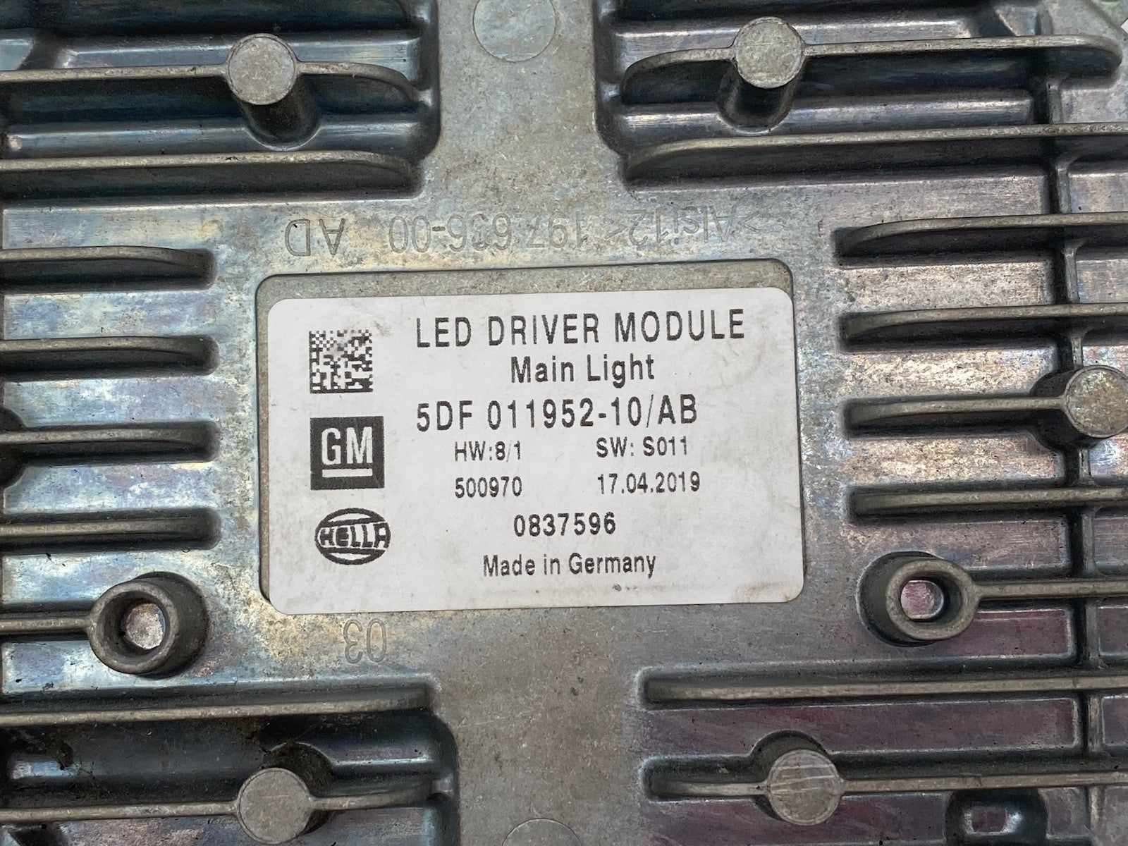 2016-23 Cadillac CT6 Full LED Headlight Ballast Control Unit LED 5DF011952-10/AB
