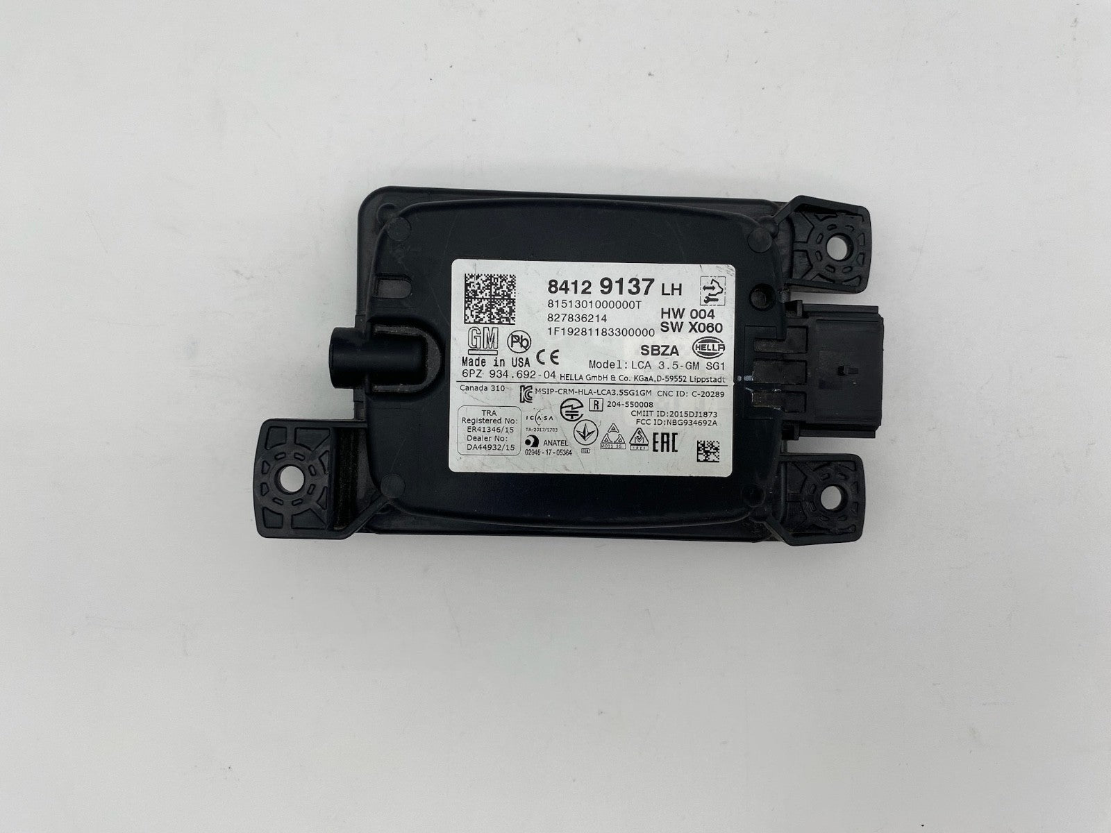 2018-2024 CHEVROLET EQUINOX LH DRIVER REAR BLIND SPOT RADAR SENSOR OEM 84129137