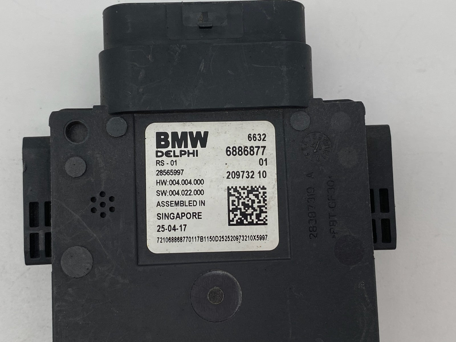 2016-2019 BMW 750I REAR RH BLIND SPOT ALERT RADAR MODULE SENSOR 66 32 6 886 877