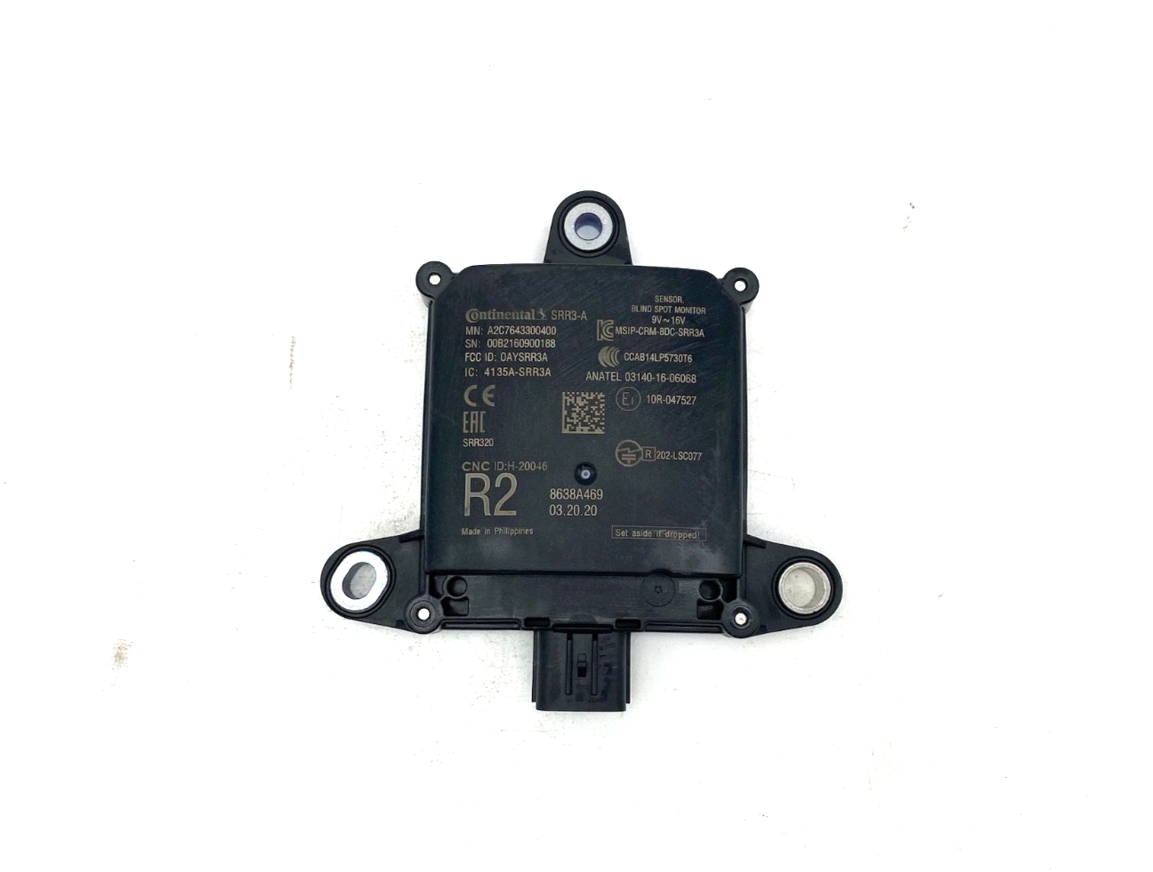2017-2018 Mitsubishi Outlander Rear Blind Spot Sensor Radar Module OEM 8638A469