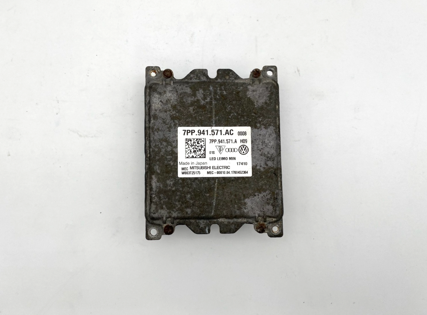 2019-2021 VW Audi A8 S8 Headlight Ballast Control Module OEM 7PP 941 571 AC