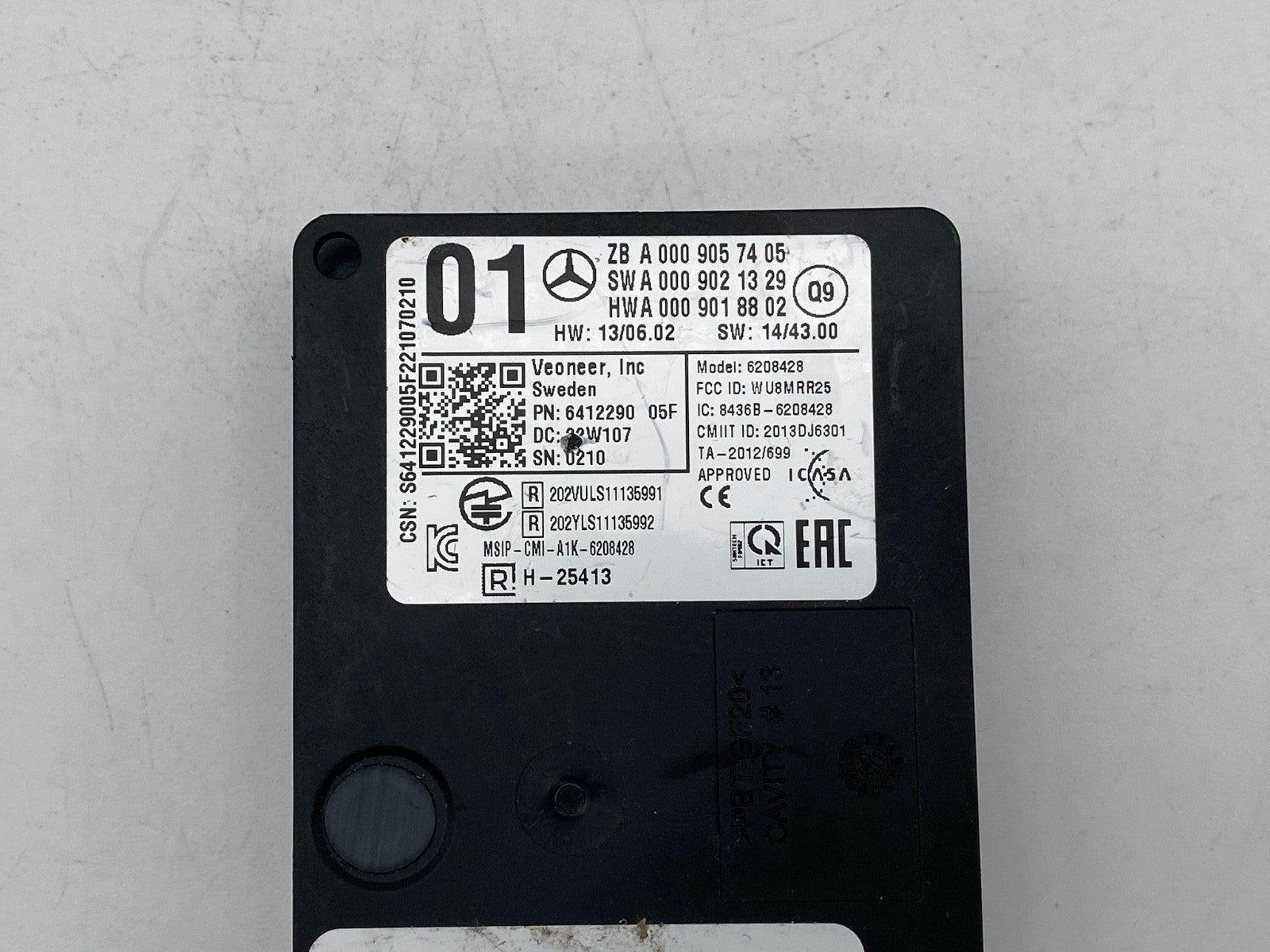 2008-2013 Mercedes Benz ML320 E350 GL550 Blind Spot Radar Sensor A 000 905 74 05