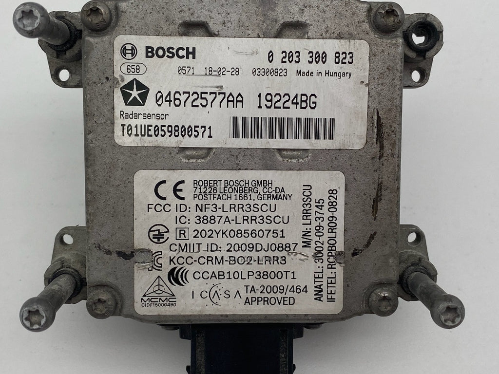 2015-2018 Dodge Challenger Adaptive Speed Control Radar Sensor OEM 4672577AA