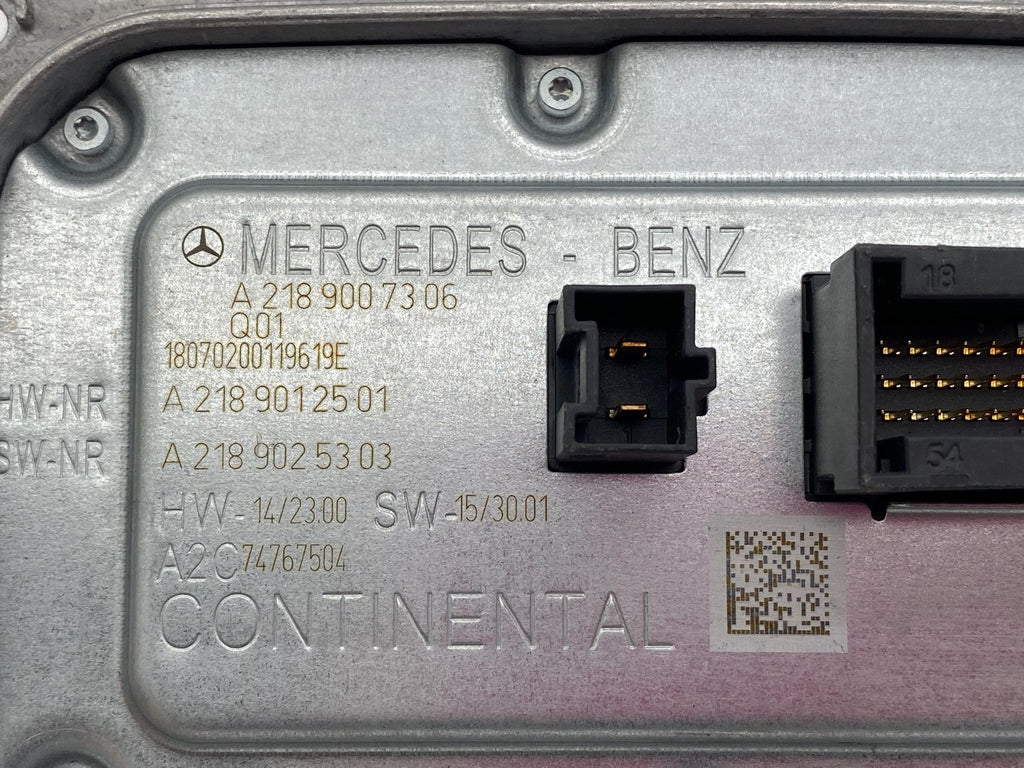 2010-2021 Mercedes-Benz LED Headlight Module Control Unit OEM A 218 900 73 06