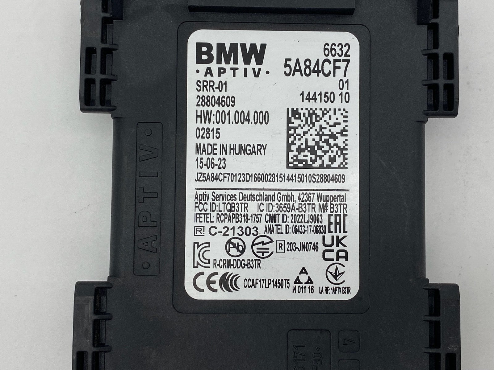 2018-2024 BMW X3 G01 REAR RIGHT OR LEFT BLIND SPOT RADAR SENSOR OEM 66327915643