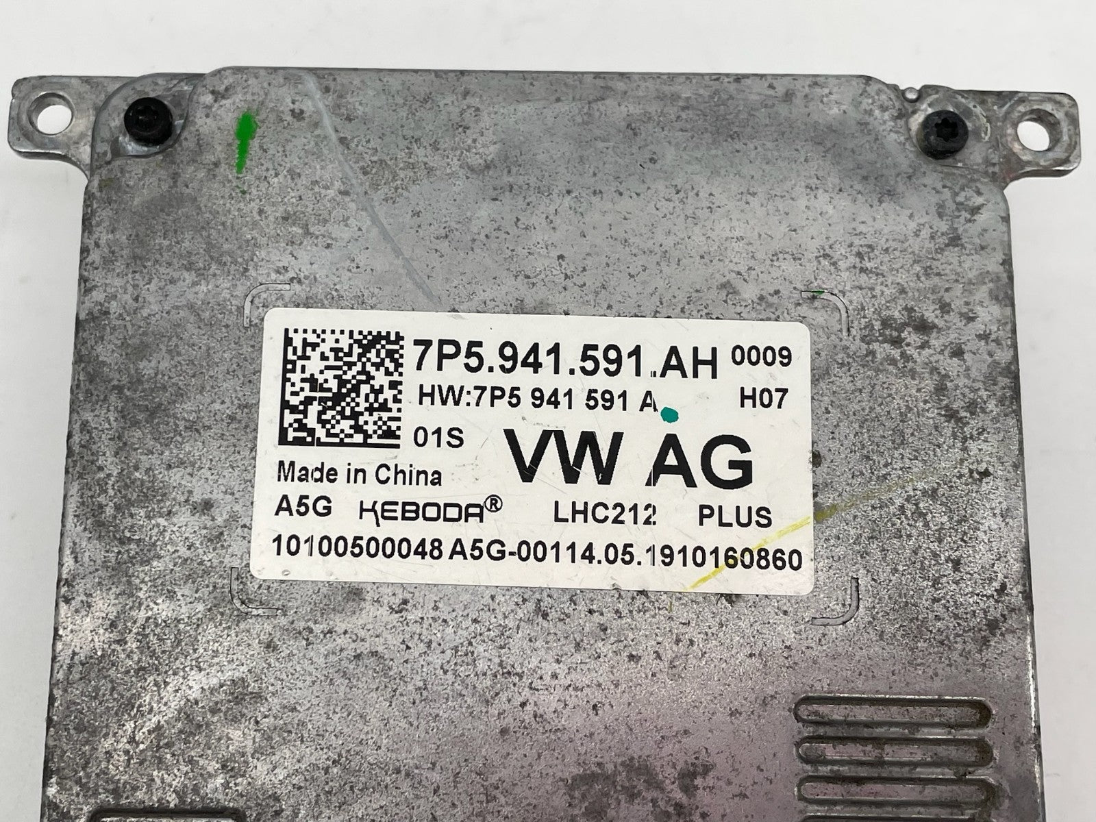 2019-2023 VOLKSWAGEN ATLAS LH HEADLIGHT BALLAST CONTROL MODULE 7P5 941 591 AH