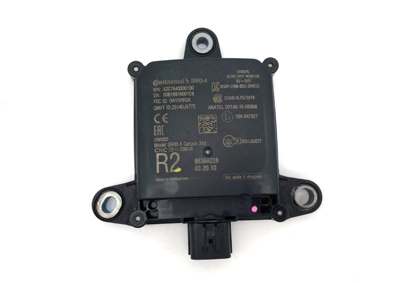 2019 - 2022 MITSUBISHI OUTLANDER LEFT BLIND SPOT ALERT RADAR SENSOR 8638A228 OEM