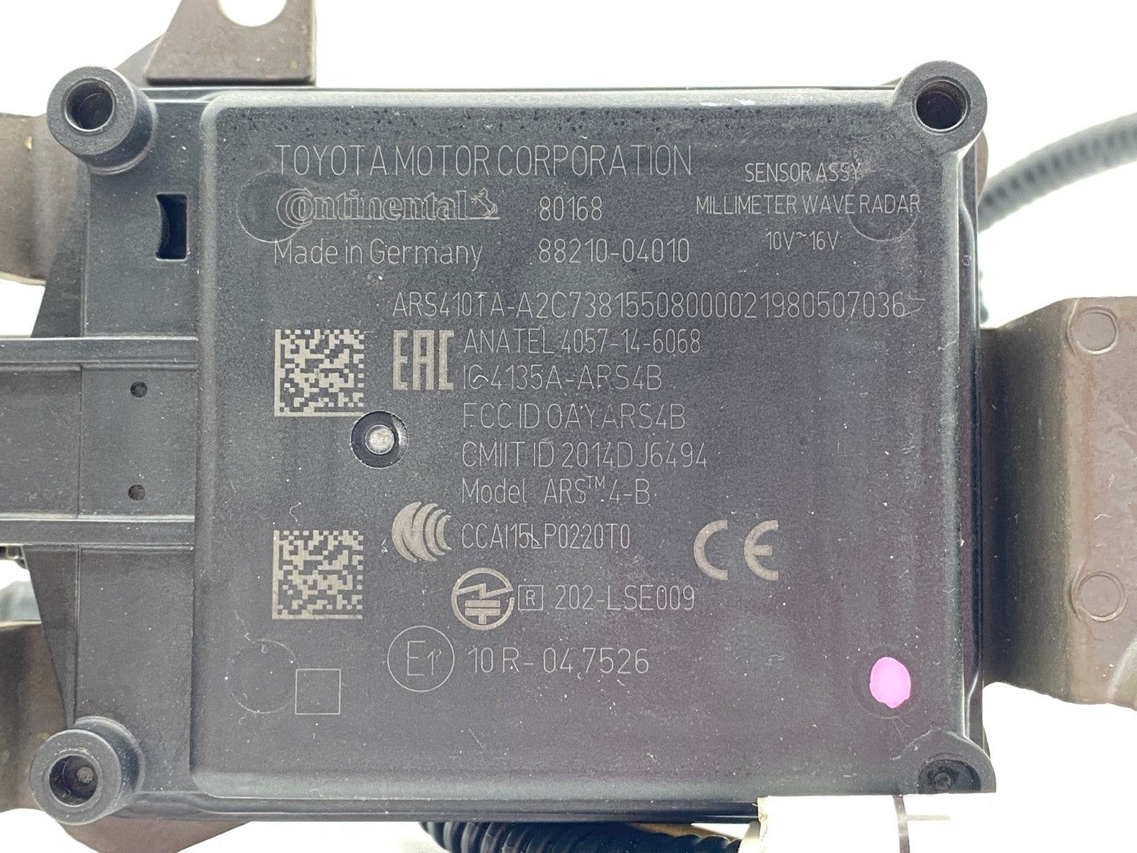 2018-2023 TOYOTA TACOMA FRONT CRUISE CONTROL RADAR DISTANCE SENSOR 88210-04010