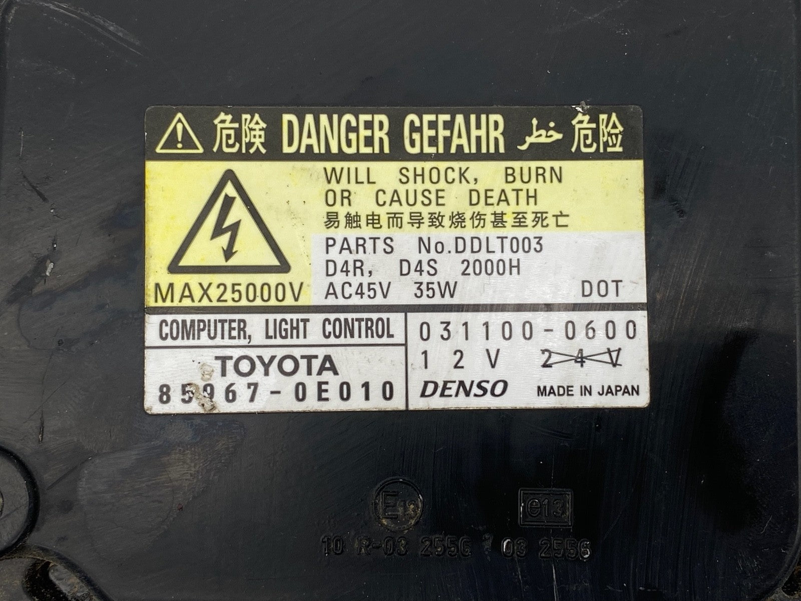 2010 2011 2012 Lexus RX350 HID Xenon Headlight Ballast Module OEM 85967-0E010