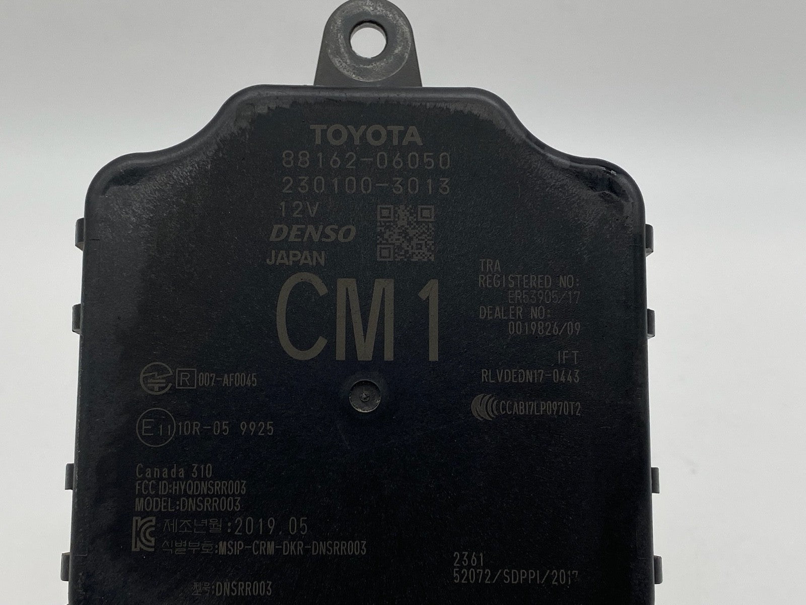 2018-2020 TOYOTA CAMRY REAR BLIND SPOT RADAR SENSOR CONTROL MODULE 88162-06050