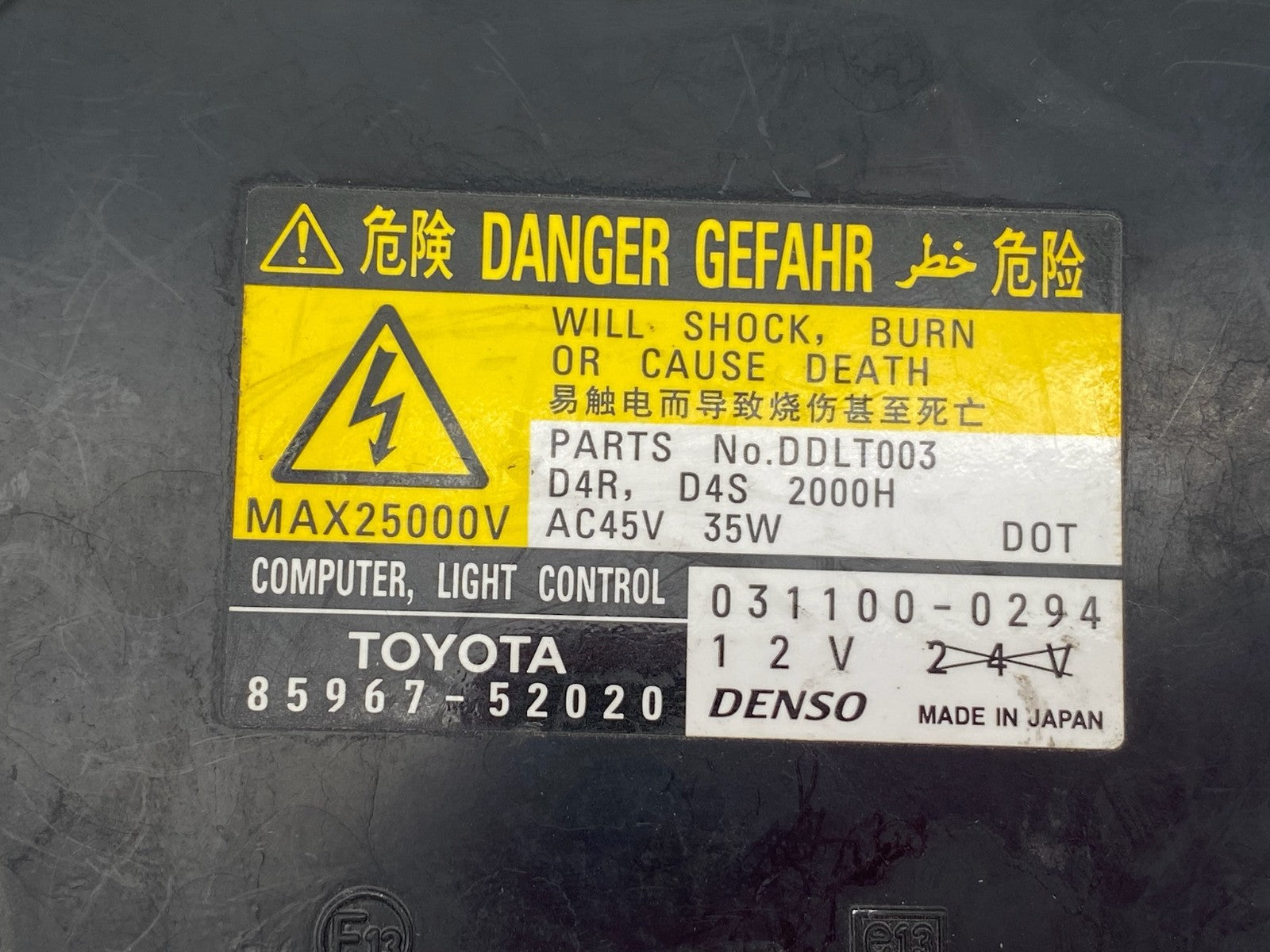 2006-2011 Lexus LS460 LS460L HID Headlight Ballast Control Module 85967-52020