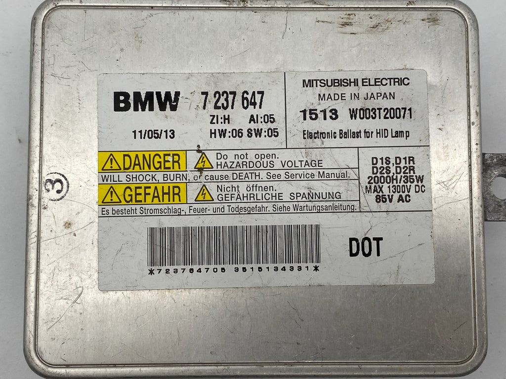 2009-2012 BMW E90 E91 3 Series Xenon Ballast HID D1S Control Module 7 237 647