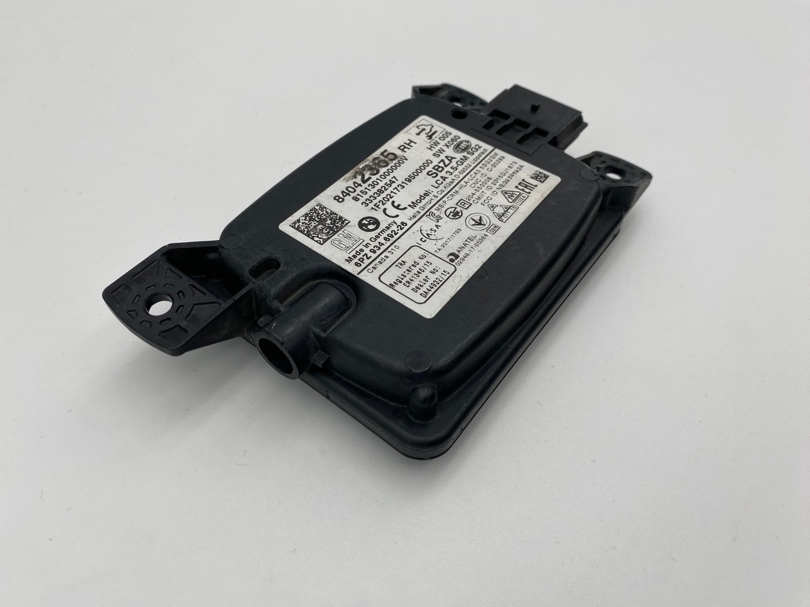 2018-2021 Chevrolet Traverse Right Rear Blind Spot Radar Sensor Module 84042365
