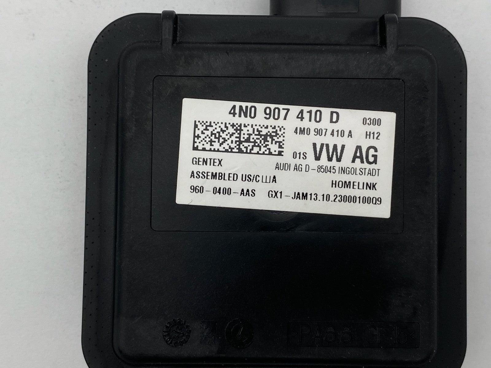 2017-2019 AUDI Q7 HOMELINK GARAGE DOOR OPENER CONTROL MODULE OEM 4N0 907 410 D